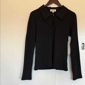 Nation LTD Black Button-Down Shirt